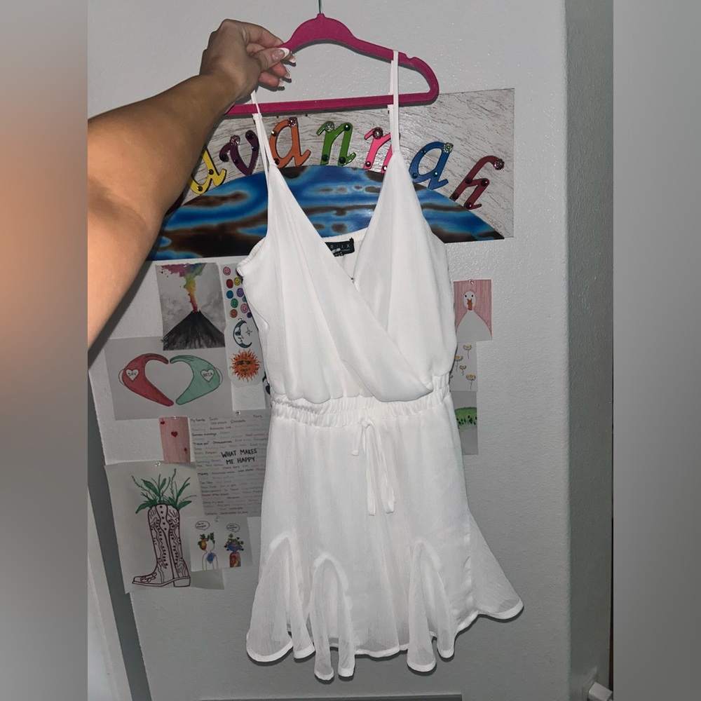 White romper from Trixxi, size small.
